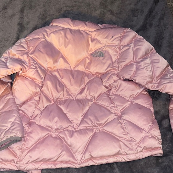The North Face Kids Pink Jacket 550 - Picture 5 of 6